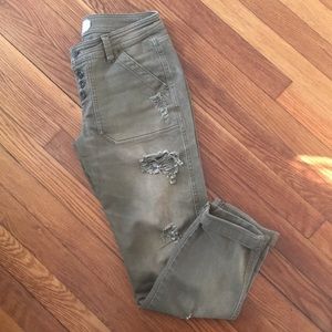 Free People Distressed Boyfriend Jean